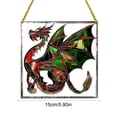 thumbnail image 6 of Stained Glass Window Hanging, Gothic Acrylic Suncatcher for Window Hanging, Round Sun Catcher for Window Art Wall Decor, Nature Art for Bedroom, 6 of 6