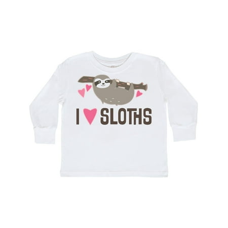 

Inktastic Sloth Lover Rain Forest Gift Toddler Toddler Girl Long Sleeve T-Shirt
