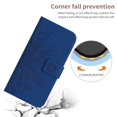 thumbnail image 5 of for Samsung Galaxy A12 5G Wallet Case, Flip Case PU Leather Soft TPU Embossed Folio Magnetic Adjustable Kickstand Crossbody Strap Cover Card Slots Fall Prevention Case for A12 5G, Darkblue, 5 of 10