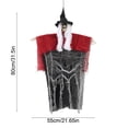 thumbnail image 3 of UALSRZL 31" Hanging Ghosts Witches Halloween Decorations for Outdoor Indoor, Scary Flying Grim Reapers Skeleton for Front Porch Yard Garden Holiday Decor, 3 of 9