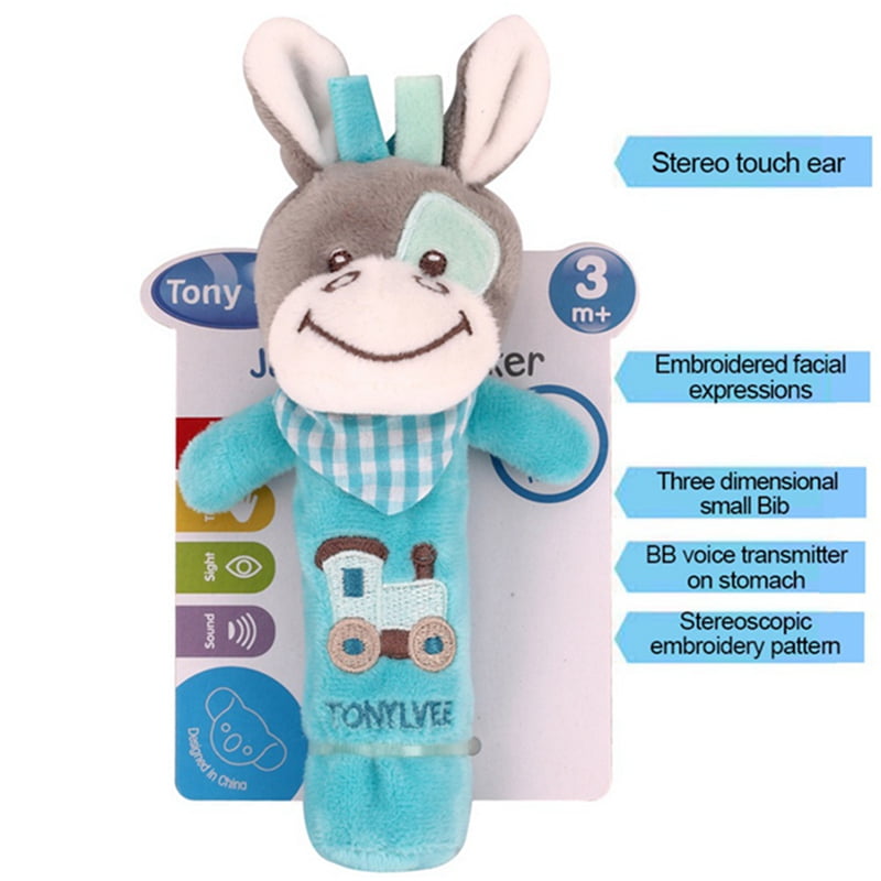 small stuffed donkey