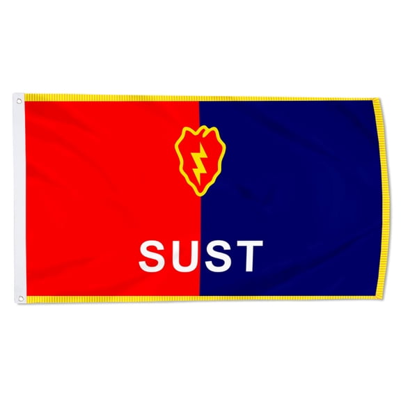 Cayyon Division Sustainment Brigade Lightning Support Flag 3x5Feet Military Banner with 2 Brass Grommets