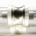 thumbnail image 4 of Hunter - Lenlock 2-light Brushed Nickel, Medium Size Vanity Light, Dimmable, Modern Style, for Bedrooms, Dining, Living Rooms - 19925, 4 of 7