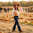thumbnail image 7 of Lightweight Stretchy Halloween Pointed Wizard Hat, Wide Brim Witch Hat Costume Accessory, Comfort Fit for Halloween Themed Party, Role Play & Daily Styling Saffron, 7 of 7