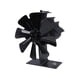 thumbnail image 1 of Ventilador de madera de aleación de aluminio, ventilador para chimenea, multiusos para estufa, quemador de leña, chimenea, hogar , 8 cuchillas Macarena Ventilador de estufas, 1 of 8