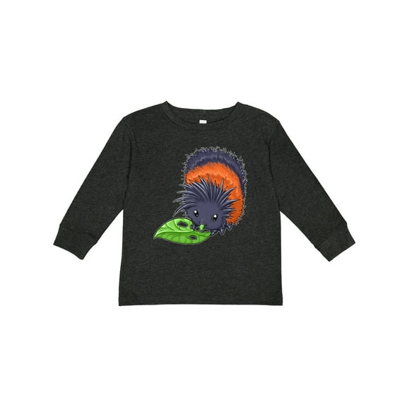 Inktastic Wooly Bear Caterpillar Cute Baby Insect Boys or Girls Long Sleeve Toddler T-Shirt