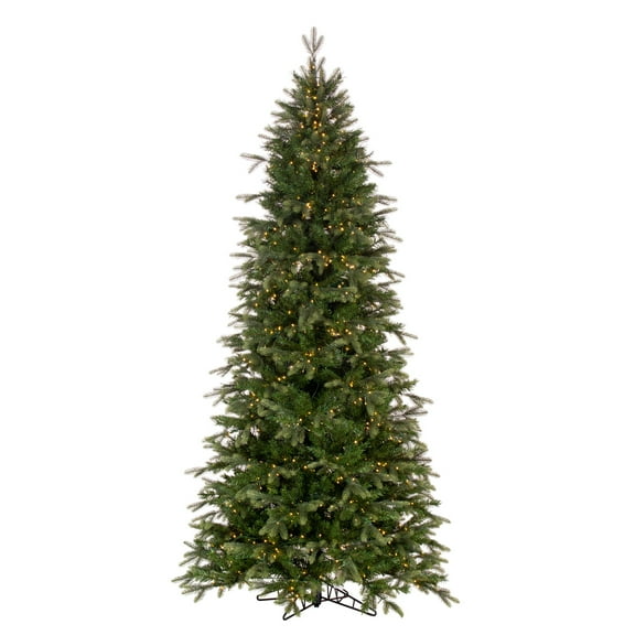 Vickerman 5.5' x 36" Douglas Fir Artificial Pre-Lit Christmas Tree, Warm White 3mm LED Lights.