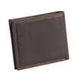 thumbnail image 2 of Brown Bifold PassCase Leather Wallet with Flap | Style n Craft, 2 of 4