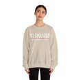 thumbnail image 4 of Inspiring To Do List Breast Lift Awareness Support  Gildan 18000 Sweatshirt, 4 of 4