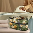 thumbnail image 2 of HELLHERO White Daisies Clothes Iron Storage Case Easy Storage Cleaning Handheld Travel Case Durable & Protective Organizer, Case Only, 2 of 6