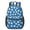 Baseballs Only Blue, variant on Baseballs Only Blue Pattern 17" School Backpacks for Teens,Waterproof Oxford Fabric,S-Shape Padded Straps for School,Travel,Hiking,Camping