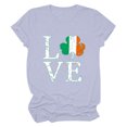 thumbnail image 5 of Palato Women's Plus Size Tops,St. Patrick's Day Fashion Women's Round Neck Shirt Tees Short Sleeve T Shirt Printing Shirt Tops Blouse, 5 of 5
