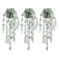 thumbnail image 1 of Plantas colgantes artificiales de eucalipto en maceta, planta colgante para pared, habitación, hogar, Patio, interior y exterior, 3 uds., 1 of 5