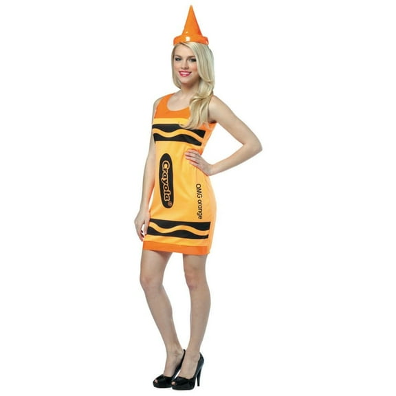 Crayola Neon Orange Adult Costume