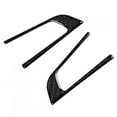 thumbnail image 2 of Broco Alfa Romeo Giulia, 2pcs botón del volante decorativo ajuste de la cubierta de fibra de carbono compatible con Alfa Romeo Giulia 2017 2018 2019, 2 of 5