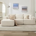 thumbnail image 2 of Kojooin 108" Modular Sectional Sofa - L Shaped Boneless Cloud Couch with 67.5" Chaise, Reversible L/R Facing, No Assembly Required, 2 of 9
