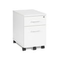 thumbnail image 1 of OFM CL-MBF-WHT Fulcrum Series Locking Pedestal, Mobile 2-Drawer Filing Cabinet, White, 1 of 7