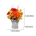 thumbnail image 2 of Autumn Autumn Decor Marvelous Harvest Theme Thanksgiving Centerpiece with Iron Bucket and Flower Bouquet for Festive Celebrations, Seasonal Decoration, Party Prop, and Event Display, 2 of 5