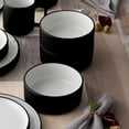 thumbnail image 5 of Noritake ColorTex Stone Black Set of 4 Stax Cereal Bowls, 5 of 7