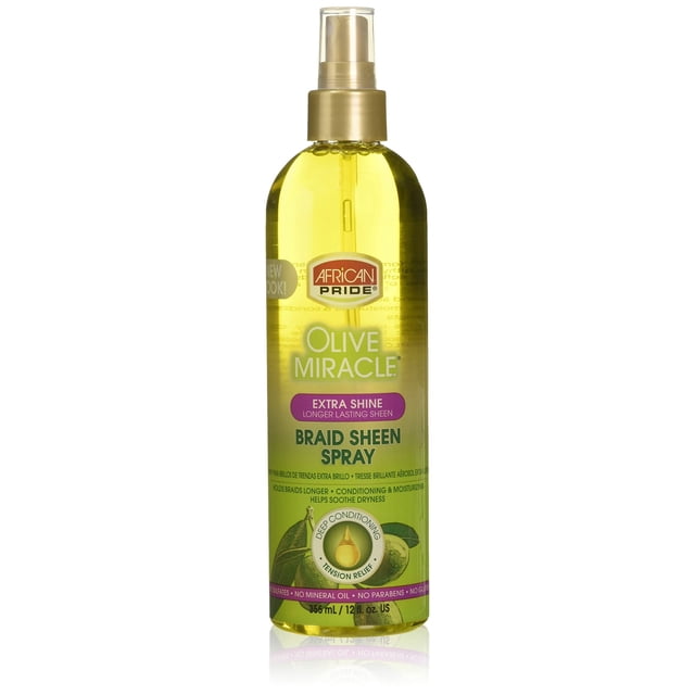 Spray Braid Sheen African Pride Braid Sheen Extra, 355 ml