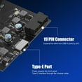 thumbnail image 4 of CSYANXING PCI Express USB Card with USB-C USB-A USB-E 19-Pin Ports 5Gbps for PC Windows/Linux/Mac, 4 of 6