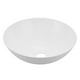 thumbnail image 2 of Lavabo de 327,6 x 129,1 mm, lavabo de lavabo redondo blanco, lavabo de baño, salida de alta intensidad, 2 of 9