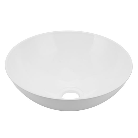 327.6x129.1mm Bol Rond pour Évier de Récipient Moderne Acrylique pour Caravanes Campeurs Yachts Salle de Bain