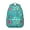 Greenish-blue-2, variant on Boho Tropical Backpack Hawaiian Print Jungle Floral School Bag Vibrant Exotic Summer Backpack for Students