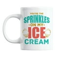 thumbnail image 1 of Ice Cream Pick Up Lines White Ceramic Coffee & Tea Mug Cup (11oz), 1 of 6