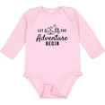 thumbnail image 3 of Inktastic Let the Adventure Begin with Camping Tent and Mountains Boys or Girls Long Sleeve Baby Bodysuit, 3 of 5