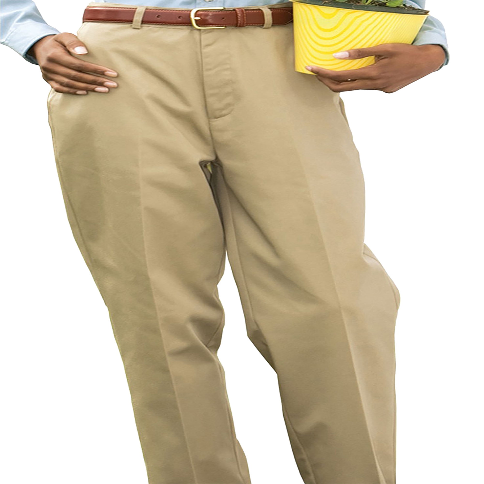 Edwards Garment Mens Business Hemmed Pocket Comfort Zipper Pant 