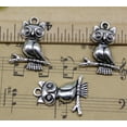 thumbnail image 3 of U8MO Lot 6~100pc Retro Jewelry Making DIY Cute Owl Alloy Charm Pendant 24x18mm-20pcs, 3 of 5