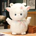 thumbnail image 1 of 2022 Soft Cute Lamb Plush Doll / Cute Little White Sheep with Bow / Children's Birthday Gift / Home Decorationwhite25cm Deng Xun unisex, 1 of 2