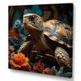thumbnail image 2 of Designart "Emblematic Turtle Insight" Animals Turtle Canvas Wall Art, 2 of 7