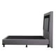 thumbnail image 4 of Box Base Cama Dicasa Cabecera Bora Plomo Queen Size Gris Negro, 4 of 8