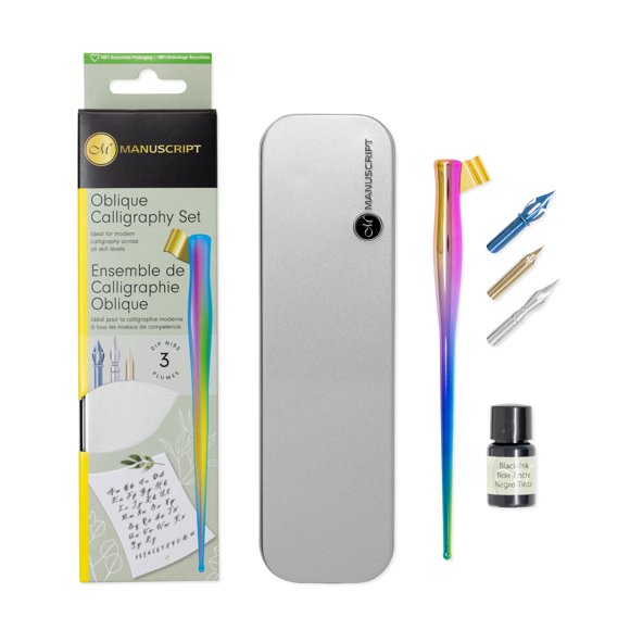 Set de pluma para caligrafía MANUSCRIPT Modern Rainbow Metallic