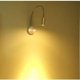 thumbnail image 2 of Lámpara de lectura LED para mesilla de noche, 3 W, flexible, cisne, luz de lectura LED, luz de pared negra, luz de lectura LED con interruptor, blanco cálido, 3000 K, moderna, 2 of 4