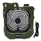 thumbnail image 1 of Ventilador de camping portátil recargable, súper silencioso, rotación automática de 270 grados, ventilador de refrigeración USB con luces LED para exteriores, 1 of 14