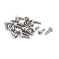 thumbnail image 1 of Unique Bargains M4x12mm 304 Stainless Steel Button Head Torx Screws Bolts T20 Drive 20pcs, 1 of 3