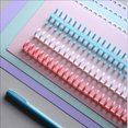 thumbnail image 4 of 10 Pack 30-Hole Detachable Circle Ring Binding Clip for A4 A5 B5 Paper and Notebook, 4 of 7