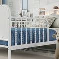 thumbnail image 6 of Duxelifin Full Bed with Storage, Low Full Size Platform Bed with LED Light, Upholstered Headboard, Montessori Bed Frame for Boys Girls, White, 6 of 7