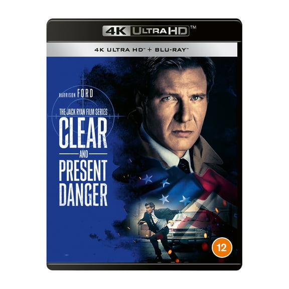 Clear and Present Danger (4K Ultra HD) Benjamin Bratt Willem Dafoe James Earl Jones Anne Archer