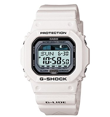 g shock square white