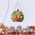 thumbnail image 3 of Advancent Letrero de calabaza de madera hecho a mano de color naranja para decoración elegante de Acción de Gracias para el hogar, añade Kits de decoración para fiestas, 3 of 6