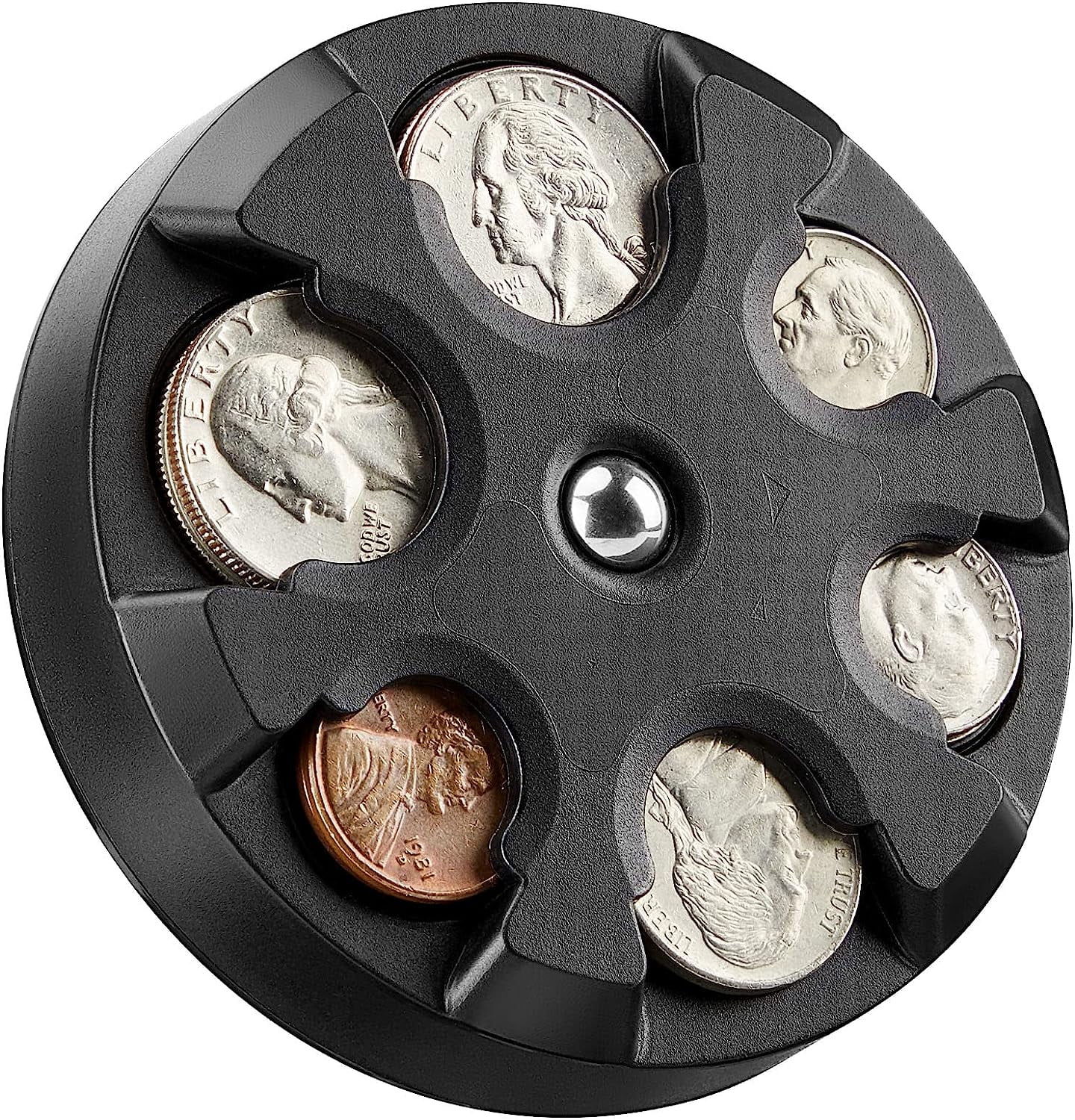 JOYTUTUS Coin Holder For Car, High Capacity, Universal Car Coin Holder 