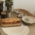 thumbnail image 2 of 15 inch Round Braided Placemats Set of 4 Non Slip Heat Resistant Cotton Polyester Table Mats Washable Place Mats for Kitchen Dining Party Table Decor (Beige, 4), 2 of 8
