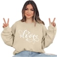 thumbnail image 4 of Qertyioot T-Shirt Graphique de la Saint-Valentin pour Femmes à Manches Longues, Pull à Col Rond Imprimé à la Mode, 4 of 5