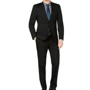 Mens Suit 2 Piece Slim-Fit Flex Stretch 38