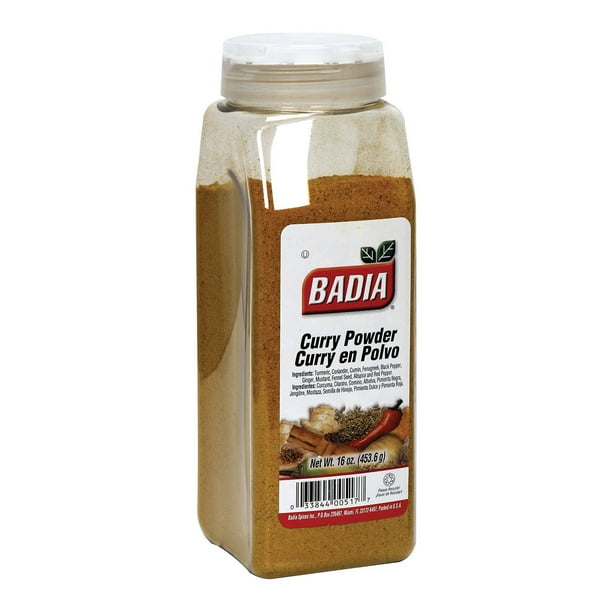Badia Spices Curry Powder Case of 6 16 oz.