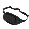 thumbnail image 1 of Riñonera, riñonera para viajes, caminar, correr, senderismo, ciclismo, fácil de llevar cualquier teléfono, cartera (negro), 1 of 5